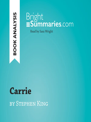 cover image of Carrie by Stephen King (Book Analysis)